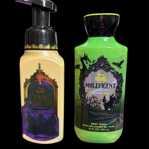 BBW DISNEY EVIL QUEEN HAND SOAP AND MALEFICENT BODY WASH - Picture 1 of 1